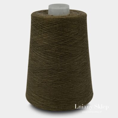 Przędza lniana khaki 4(11)