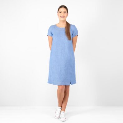 PROVENCE niebieska sukienka